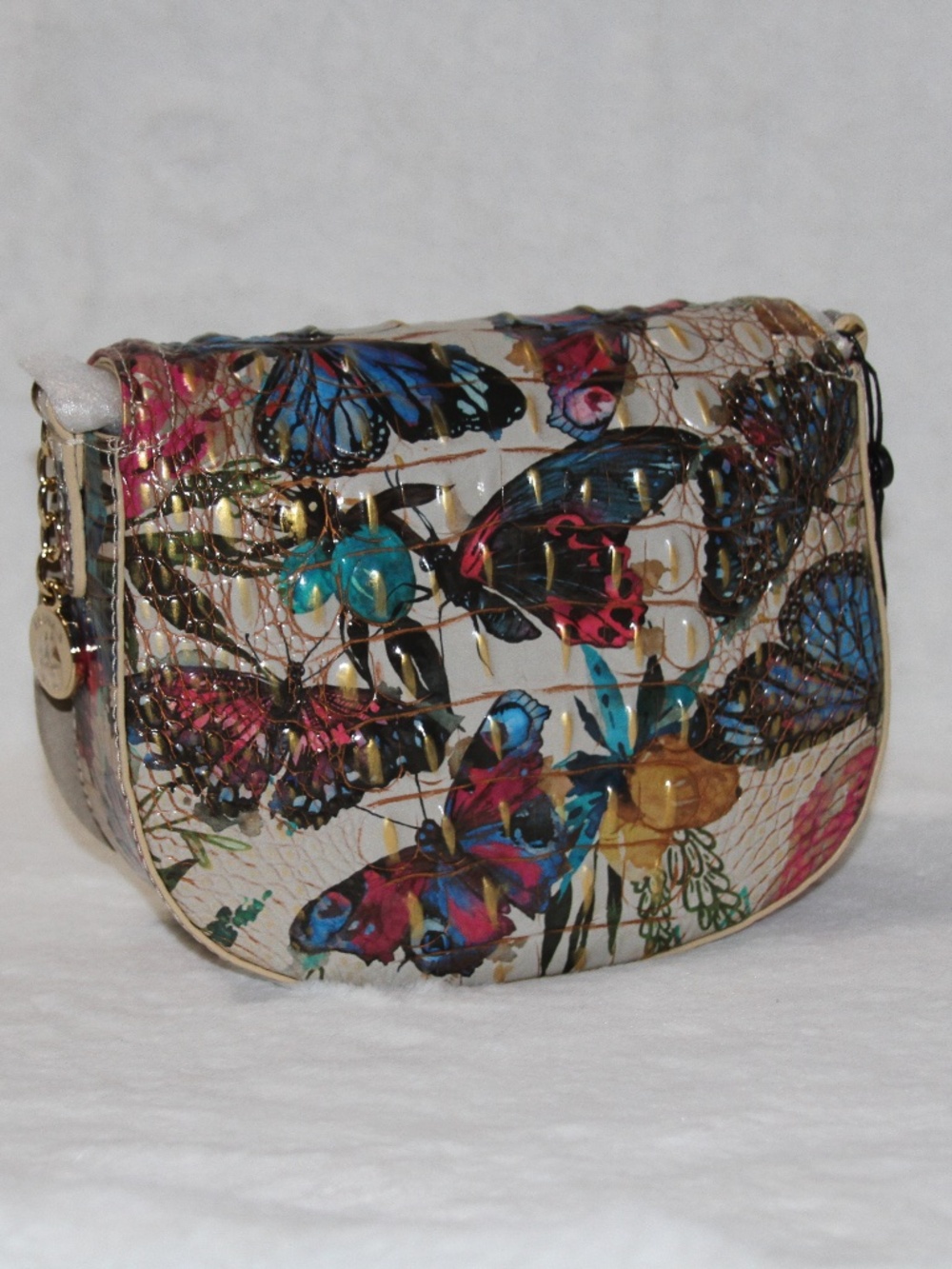 NWT BRAHMIN Briar Crossbody Mariposa Melbourne Leather Purse